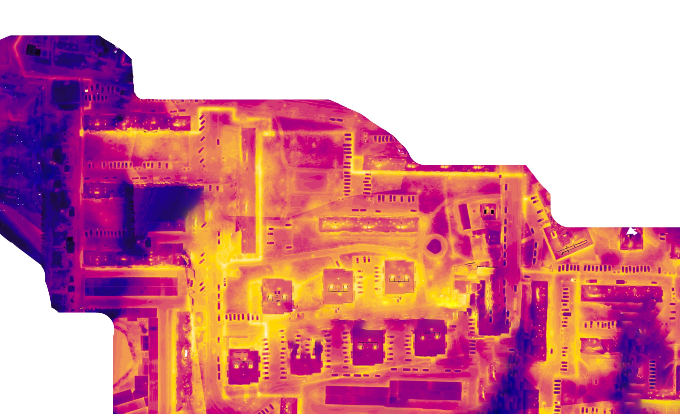 Thermographie par drone sur réseaux de chaleur. 