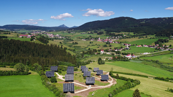 Suivi de chantier d'installation de trackers photovoltaïques en Bourgogne Franche-comté