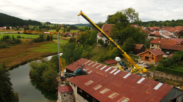 prise de vues aérienne par drone turbine hydraulique en bourgogne franche-comté prise de vues aérienne par drone turbine hydraulique en bourgogne franche-comté