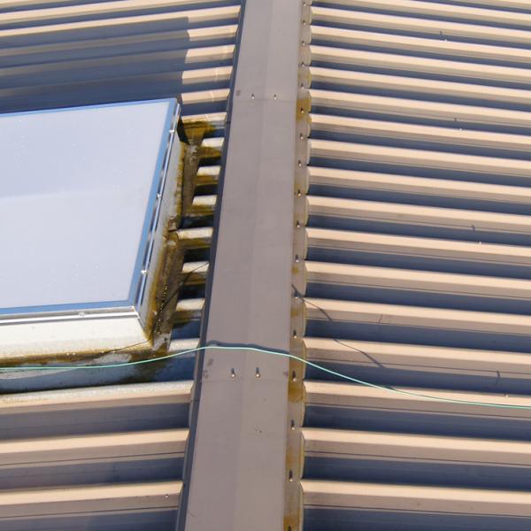 Inspection de toiture industrielle