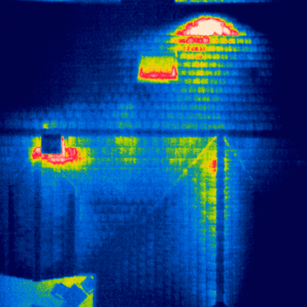 Thermographie d'habitation.